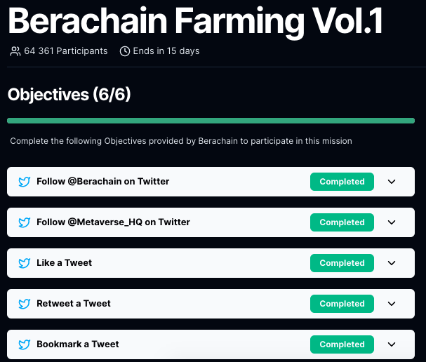 Berachain Farming