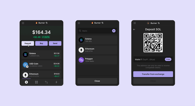 Адрес для пополнения Phantom