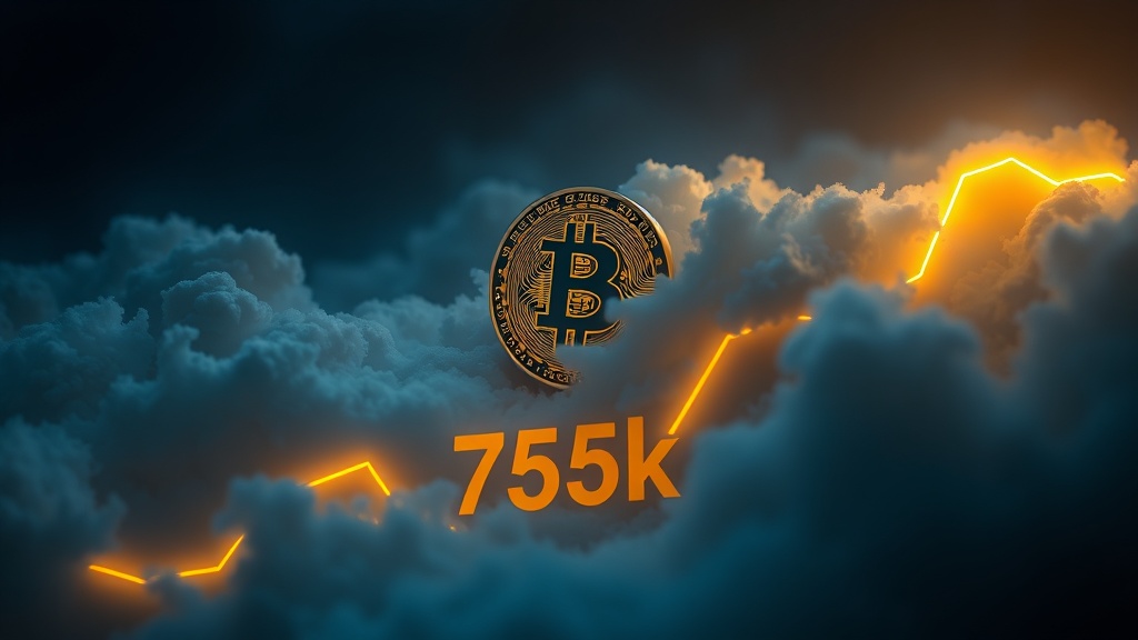 Биткоин нашел поддержку на уровне $75 000: ключевая зона для бычьего тренда