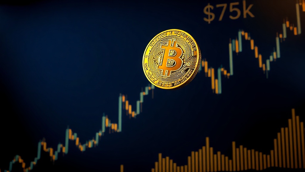 Биткоин приближается к $75 000: трейдеры ждут «золотого креста»