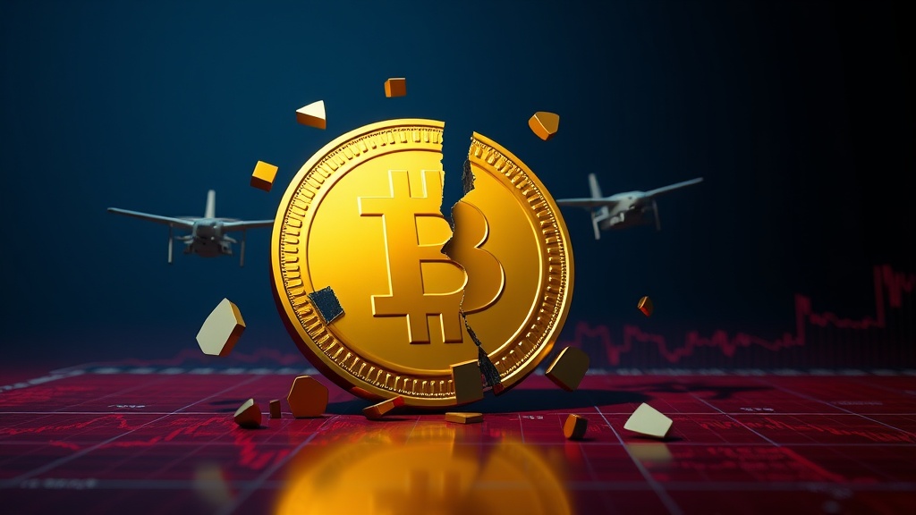 Биткоин упал до $79 000 на фоне авиаударов США: рекордный обвал фьючерсных ставок