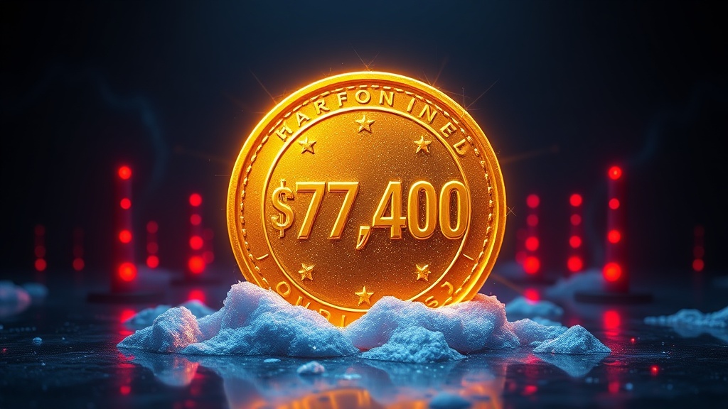 Биткоин замер у $77 400: фьючерсы сигнализируют о тревоге трейдеров