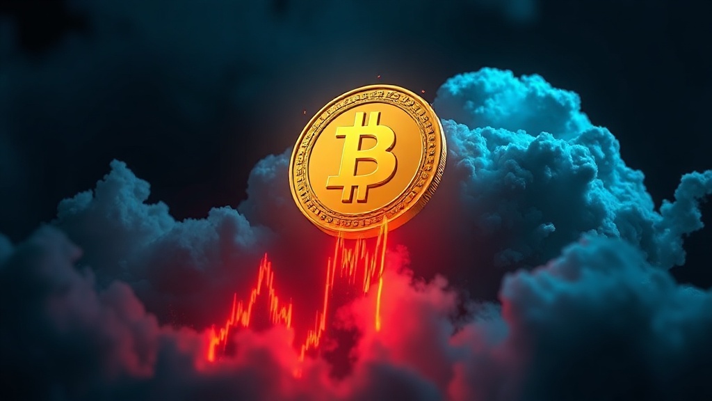 Биткоин получил предупреждение о падении до $54 000 после обвала азиатских рынков